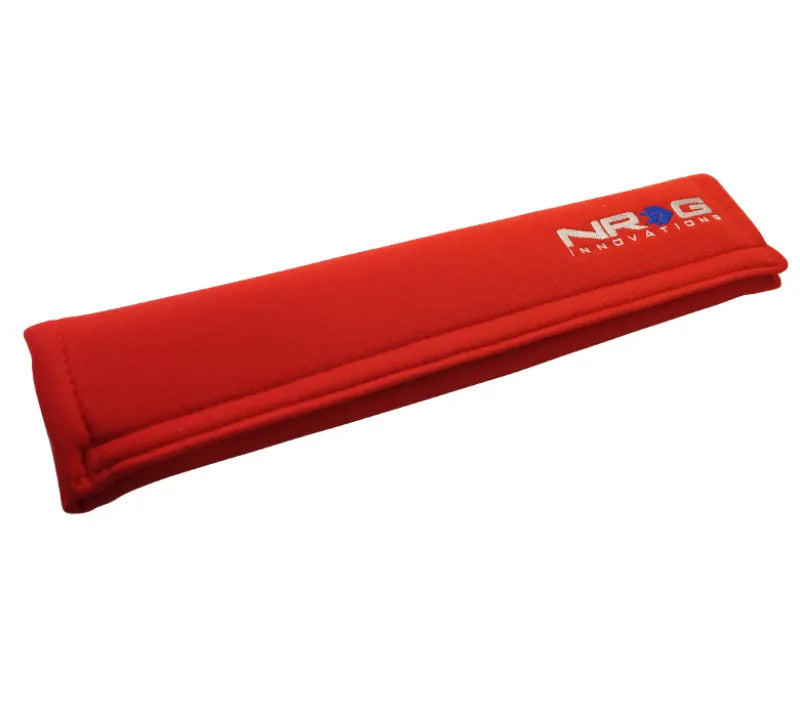 NRG NRG Seat Belt Pads 3.5in. W x 17.3in. L (Red) Long - 1pc
