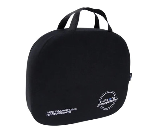 NRG NRG Racing Seat Cushion - One Piece Memory Foam Nylon Black w/ White Stitching