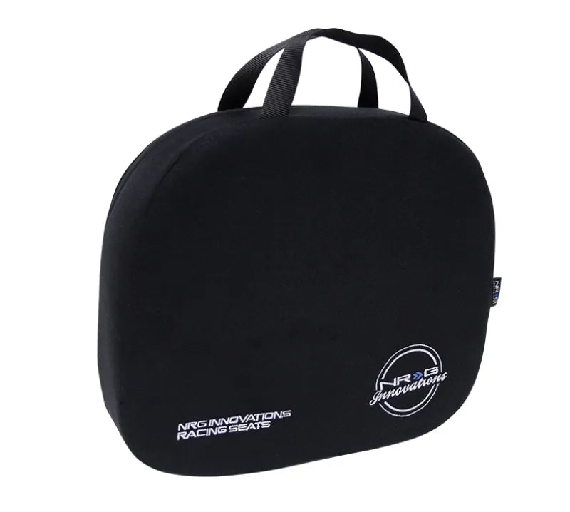 NRG NRG Racing Seat Cushion - One Piece Memory Foam Nylon Black w/ White Stitching