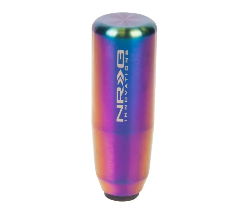 NRG NRG Universal Short Shifter Knob - 3.5in. Length / Heavy Weight .85Lbs. - Multi Color/Neochrome