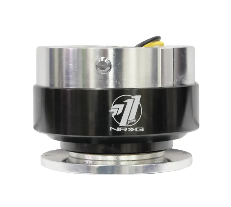 NRG NRG Quick Release Gen 1.5 - Silver Body / Black Chrome Ring