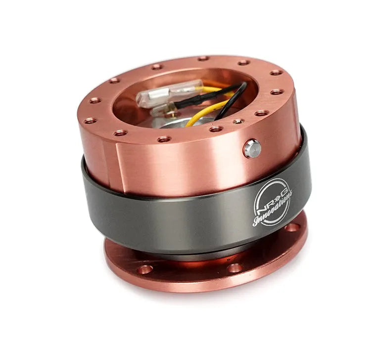 NRG NRG Quick Release Gen 2.0 - Rose Blush Body / Titanium Chrome Ring