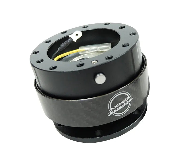 NRG NRG Quick Release Gen 2.2 - Black Body / Carbon Fiber Red Ring