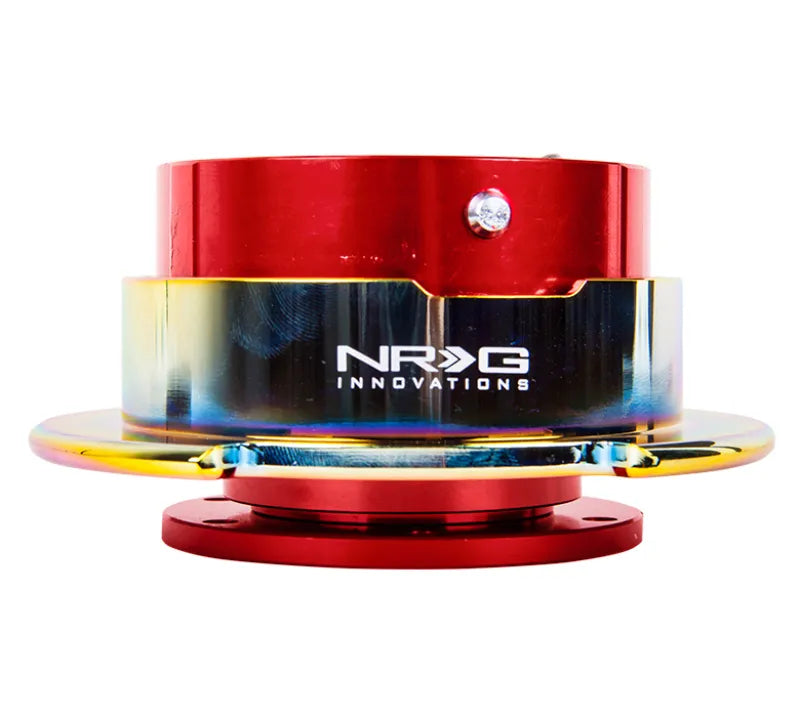 NRG NRG Quick Release Gen 2.5 - Red Body / Neochrome Ring