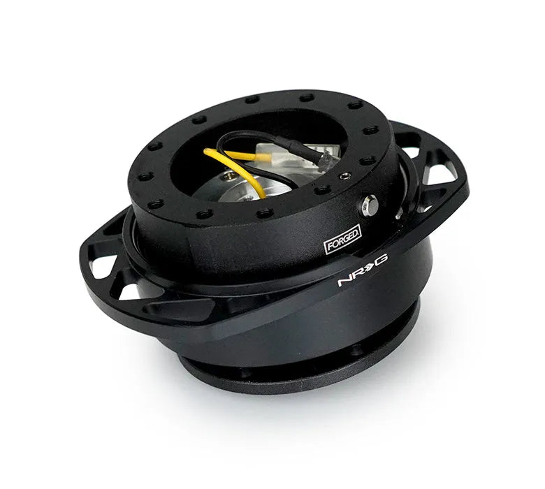 NRG NRG Quick Release Kit Gen 257 - Black Body / Black Cutout Ring