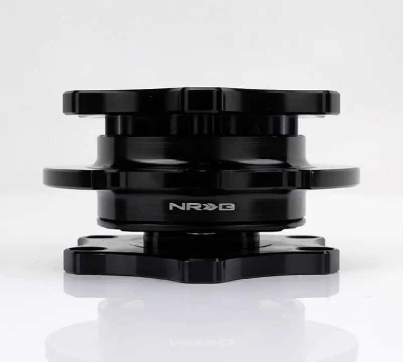 NRG NRG Quick Release SFI SPEC 42.1 - Shiny Black Body / Shiny Black Ring