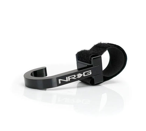 NRG NRG Steering Wheel Hook CNC Aluminum w/ Laser Logo - Black
