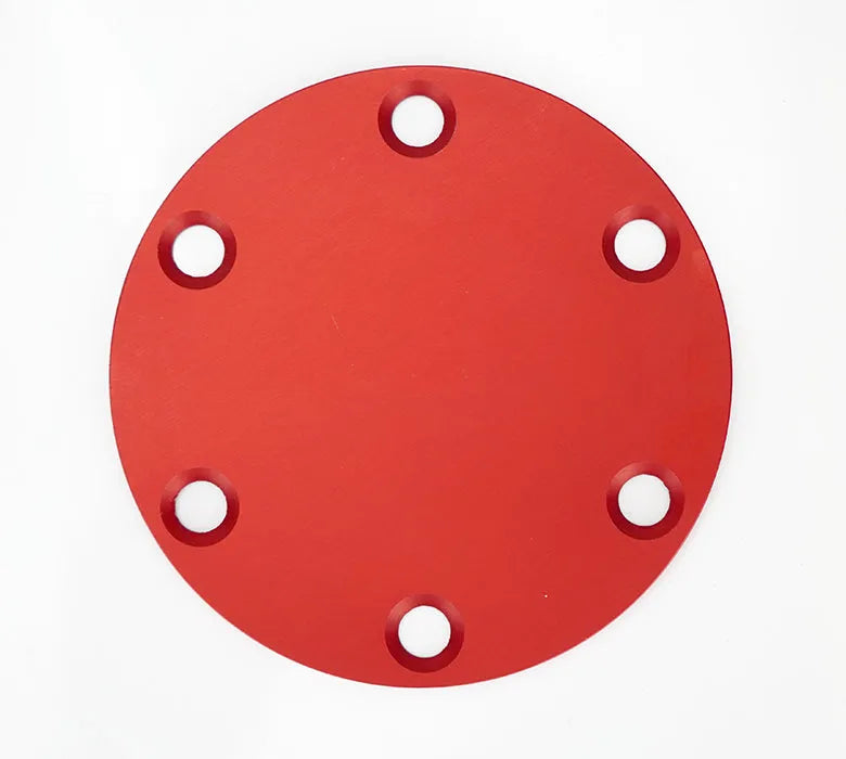 NRG NRG Horn Delete Plate Laser Logo - Red
