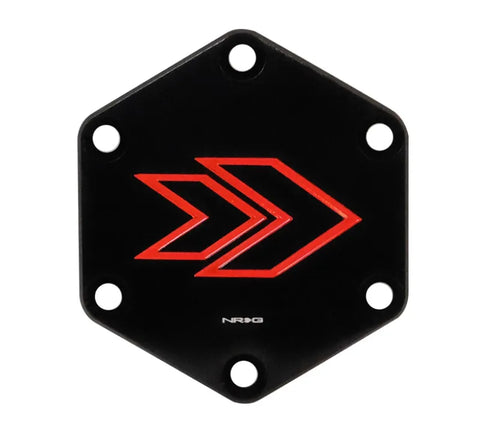 NRG NRG Engraved Arrow Horn Delete Button-RED