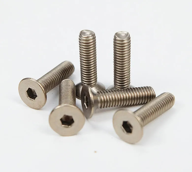 NRG NRG Steering Wheel Screw Kit Silver (FLAT)