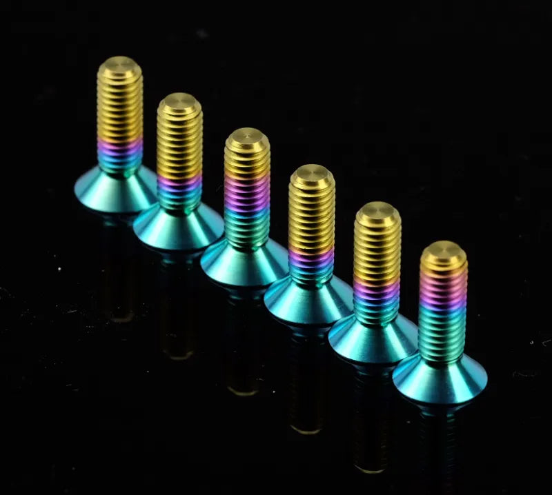 NRG NRG Titanium Steering Wheel Screw Upgrade Kit (Conical) - Multi Color