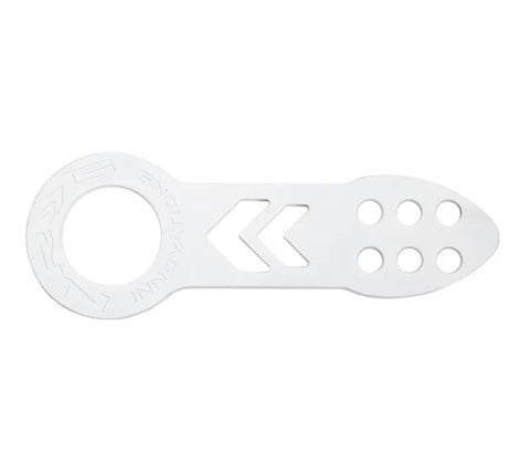 NRG NRG Universal Front Tow Hook - White Powder Coat