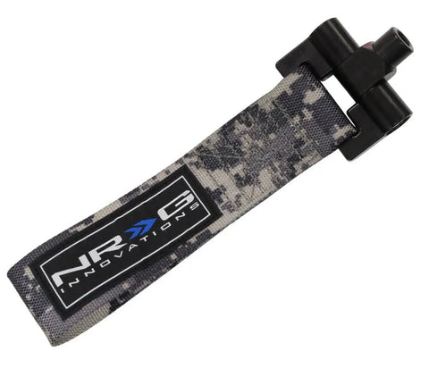 NRG NRG Bolt-In Tow Strap Digital Camo- Nissan 370z 08+ / Infiniti G37 08+ (5000lb. Limit)