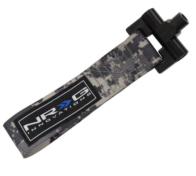 NRG NRG Bolt-In Tow Strap Digital Camo- Nissan 370z 08+ / Infiniti G37 08+ (5000lb. Limit)