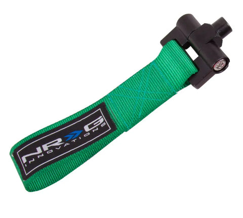 NRG NRG Bolt-In Tow Strap Green - Mazda 3 / Mazdaspeed 3 04-07 (5000lb. Limit)