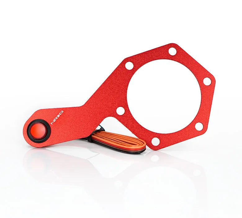 NRG NRG Steering Single Switch - Extended Kit Red