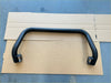 Black matte nudge bar with curved design and mounting brackets for ford ranger 2022 front sensor compatible