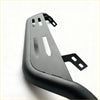 Black matte metal rear rack with mounting brackets and cutouts for nudge bar compatible front sensors mazda bt-50 2021+
