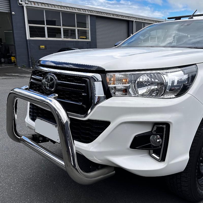 Nudge Bar (Compatible Front Sensors) Toyota Hilux 2015-2025 Chrome