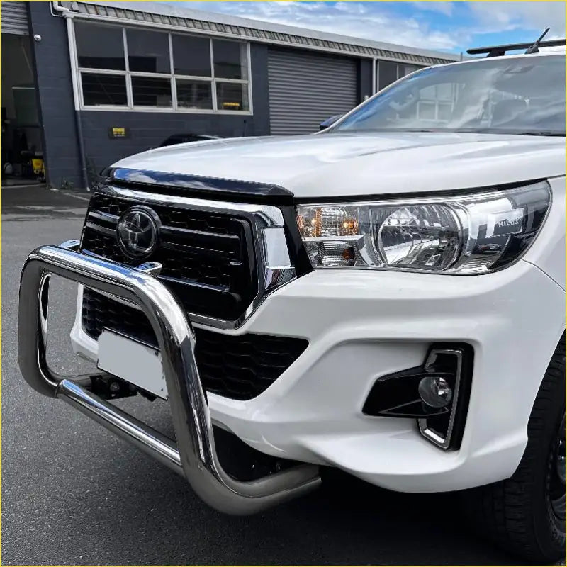 Nudge Bar (Compatible Front Sensors) Toyota Hilux 2015-2025 Chrome