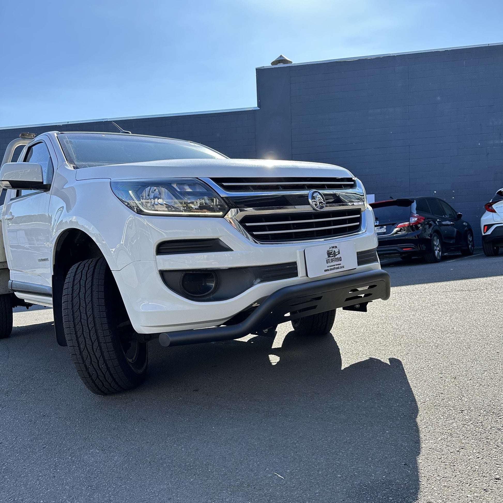 Nudge bar for Holden Colorado 2012-2020 Black Q1