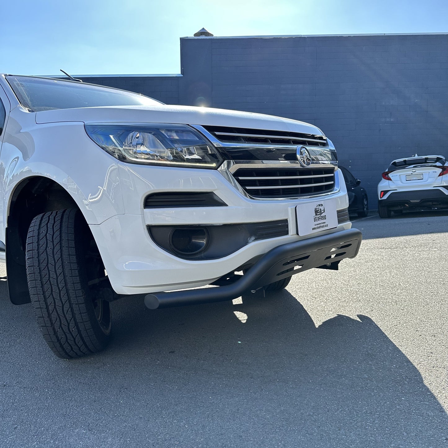 Nudge bar for Holden Colorado 2012-2020 Black Q1