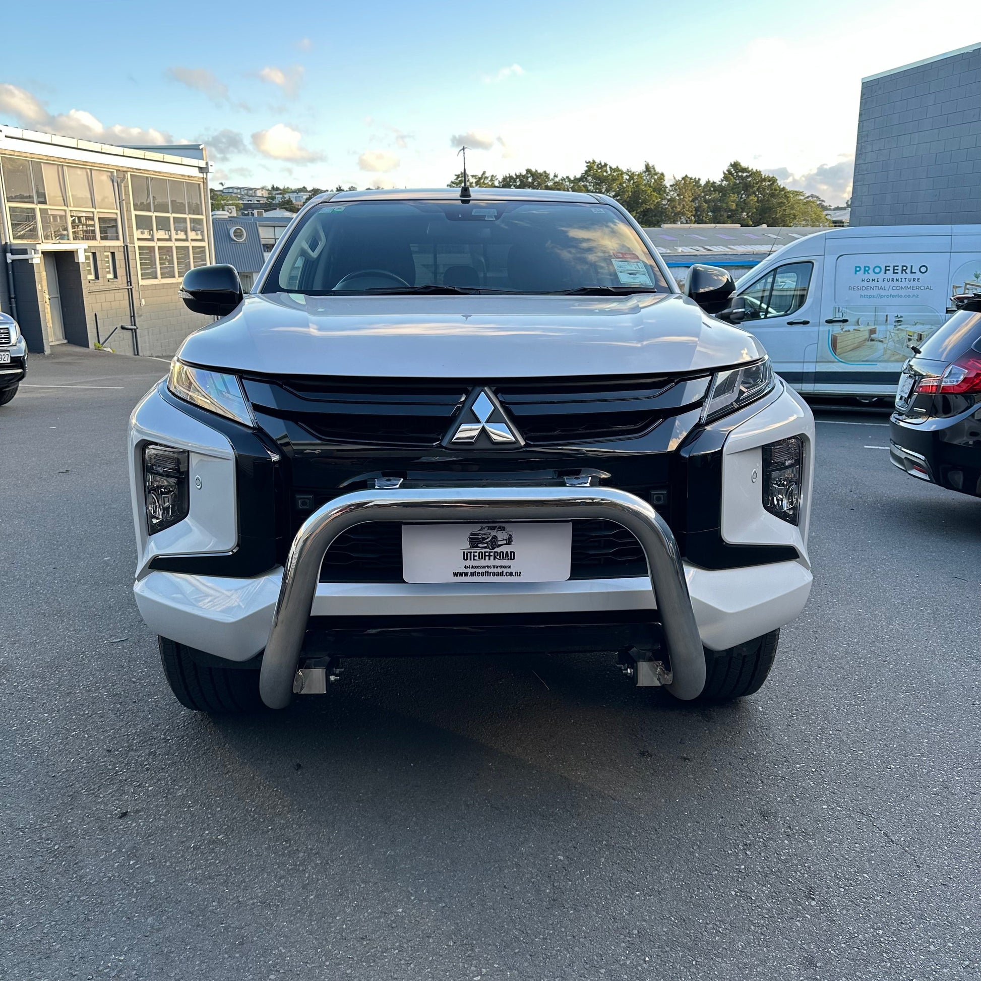 Nudge bar for Triton 2019-2023 Chrome W3