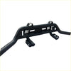 Black metal nudge bar lower style for isuzu d-max 2012-2020 with integrated mounting brackets and slotted design