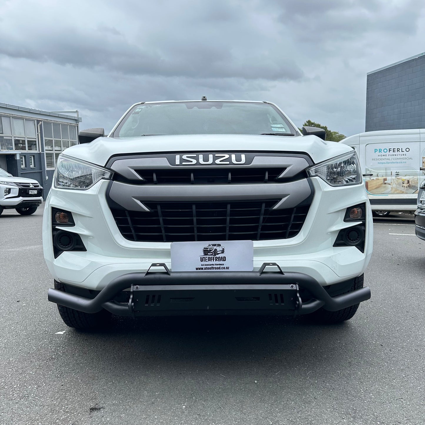 Nudge bar Lower Style for Isuzu D-Max 2021-2023 Black