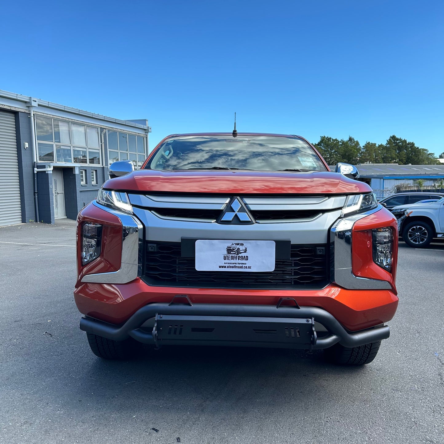 Nudge bar Lower Style for Mitsubishi Triton 2019-2023 Black