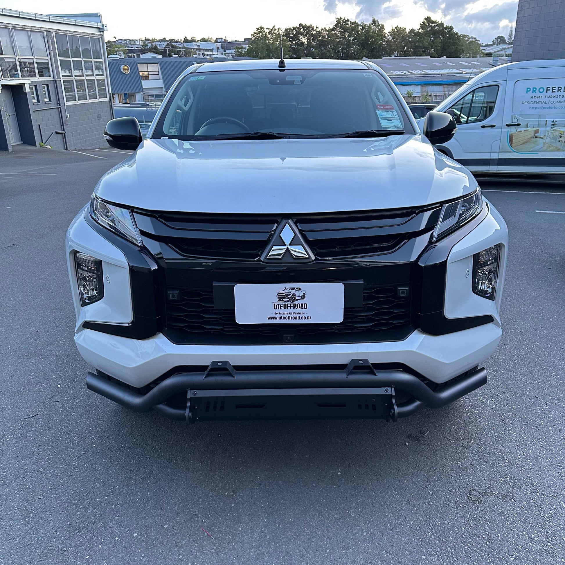 Nudge bar Lower Style for Mitsubishi Triton 2019-2023 Black