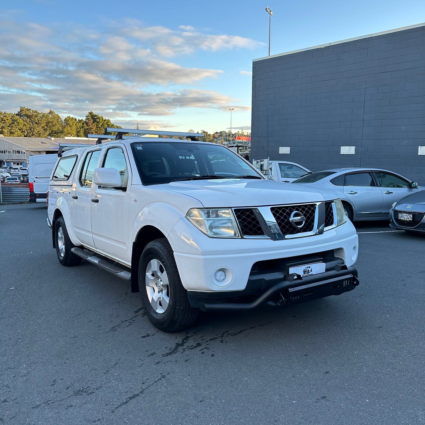 Nudge bar Lower Style for Nissan Navara D40 2005-2015 Thai Model Black