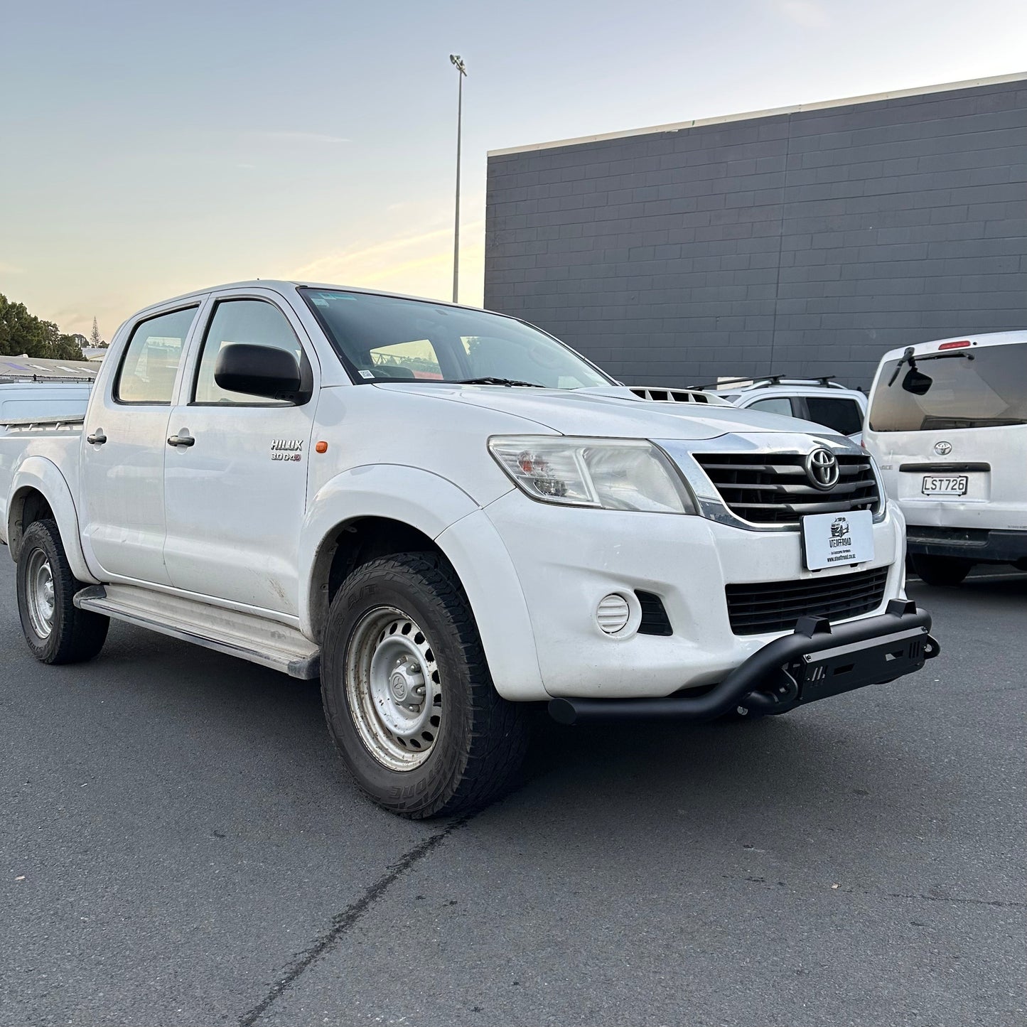 Nudge Bar Lower Style Toyota Hilux Vigo 2012-2015 Black