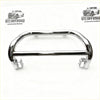 Chrome finished steel nudge bar medium size with sleek curved design and sturdy mounts for mazda bt-50 2021+