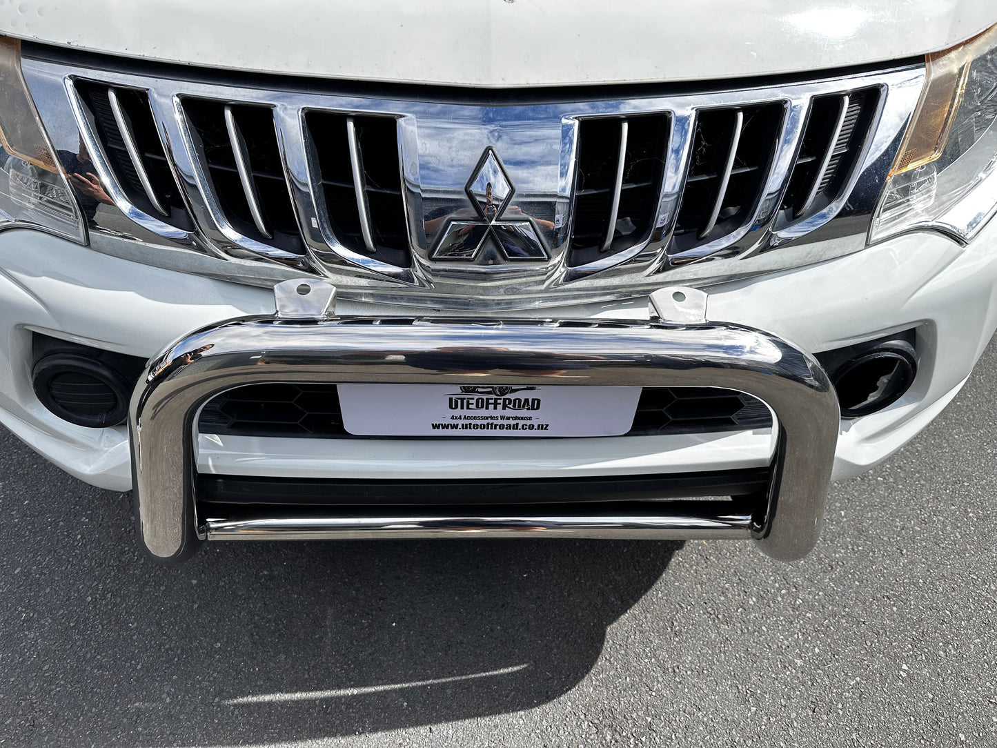 Nudge Bar Mitsubishi Triton/Pajero 2015-2018 Chrome