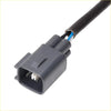 Gray plastic automotive o2 oxygen sensor upstream connector with black insulated and blue wires for toyota rav4 2001-2003