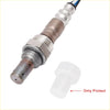 Silver oxygen sensor with metallic body threaded connection and clear plastic top for toyota sienna avalon 2000-2023