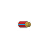 OEX Automotive Cable Single Core 3mm Red W/Blue Trace 30M