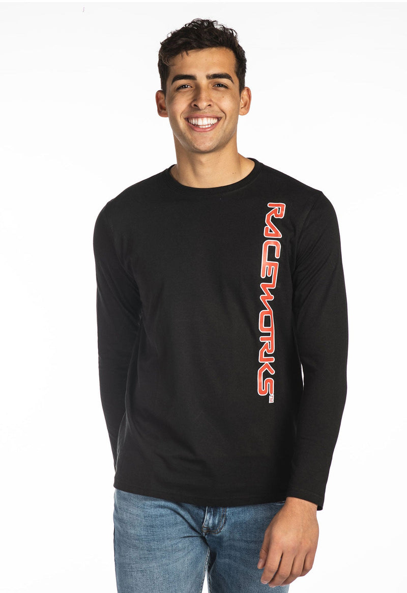 Raceworks XL Black T-Shirt Long Sleeve