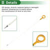 Yellow plastic handle oil level dipstick with metallic stick for checking transmission oil in toyota prius 1500cc