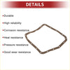 Brown textured oil pan gasket for Suzuki Aerio and Toyota RAV4 with evenly spaced mounting holes