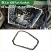 Black rubber oil pan gasket for Toyota Vitz 2005-2010 with textured surface and evenly spaced holes around edges