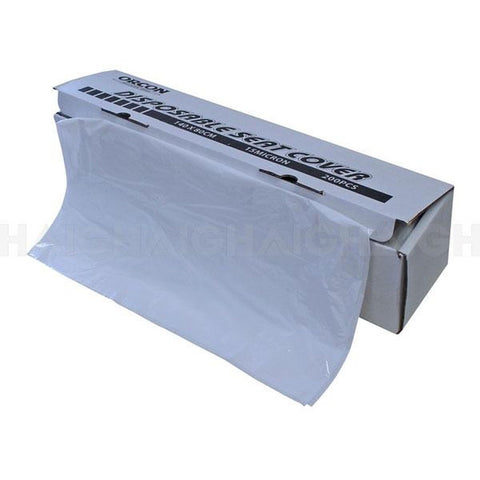 Orcon Disposable Plastic Seat Covers 200pc 140 x 80cm