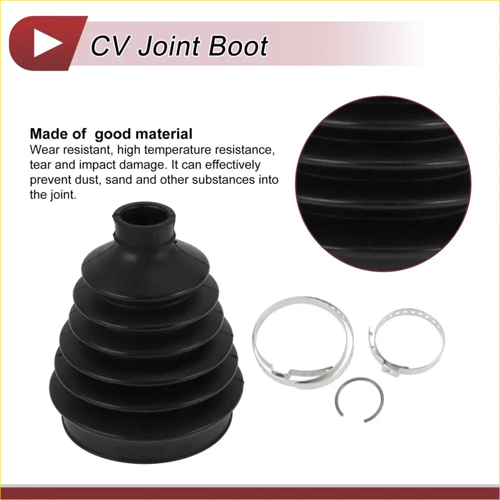 Outer CV Joint Boot Kit w/ Clamps for Toyota Highlander (2008-2013) - Drivetrain