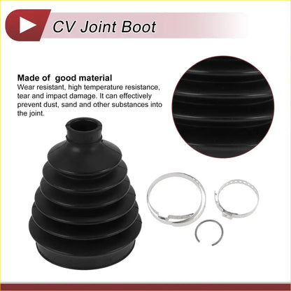 Outer CV Joint Boot Kit w/ Clamps for Toyota Highlander (2008-2013) - Drivetrain