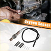 Silver oxygen sensor for toyota prius 2004-2009 with threaded metal body perforated tip and black insulated wiring