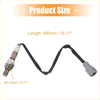 Silver and black oxygen sensor with flexible black cable and gray connector for toyota t100 1994-1998 back side view