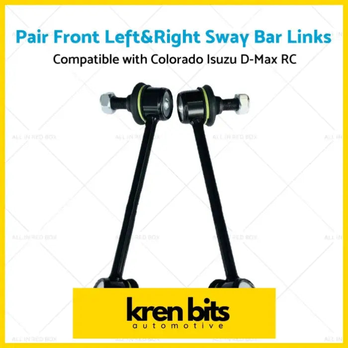 Pair Front Left and Right Sway Bar Links Suitable for Colorado D-Max - Steering & Suspension>Sway Bars Bushings