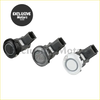 Three matte finish parking sensors in black and white for nissan g20 and infiniti fx50 models 1999-2002