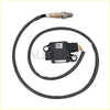 Black particulate matter sensor with coiled cable and metallic connector for ram 1500 ecodiesel 2014 to 2019